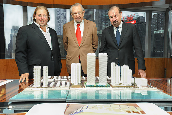 Gil Dezer, Cesar Pelli and Jorge Perez